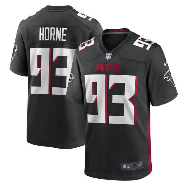 mens nike black atlanta falcons timmy horne game player jersey